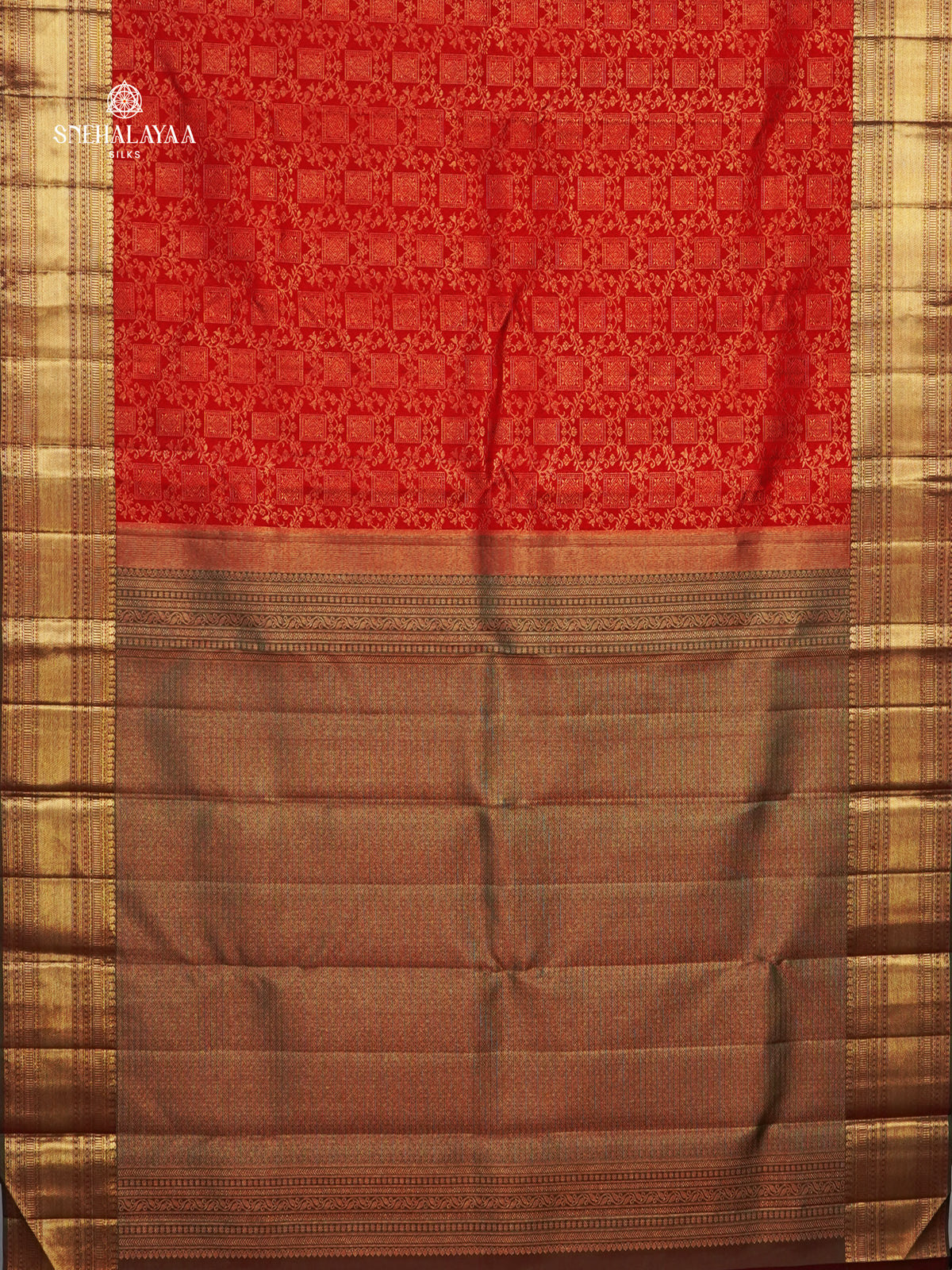 Red Kanjivaram Silk Saree
