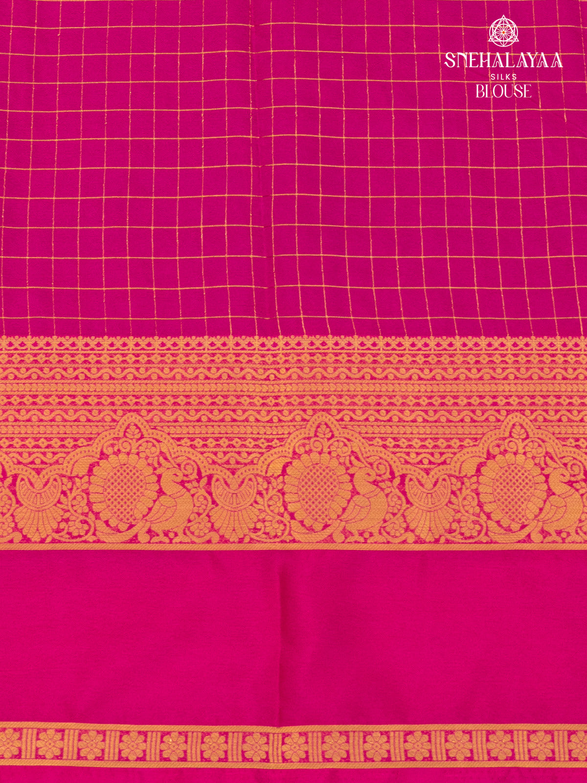 Purple Mysore Silk Saree