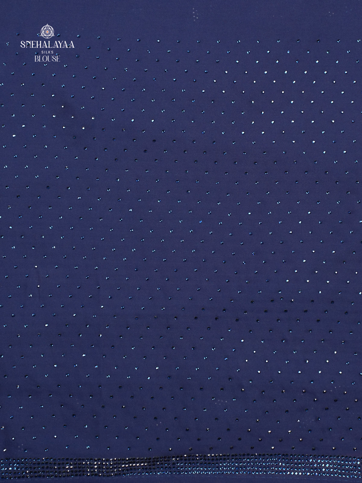 Navy Blue Designer Saree