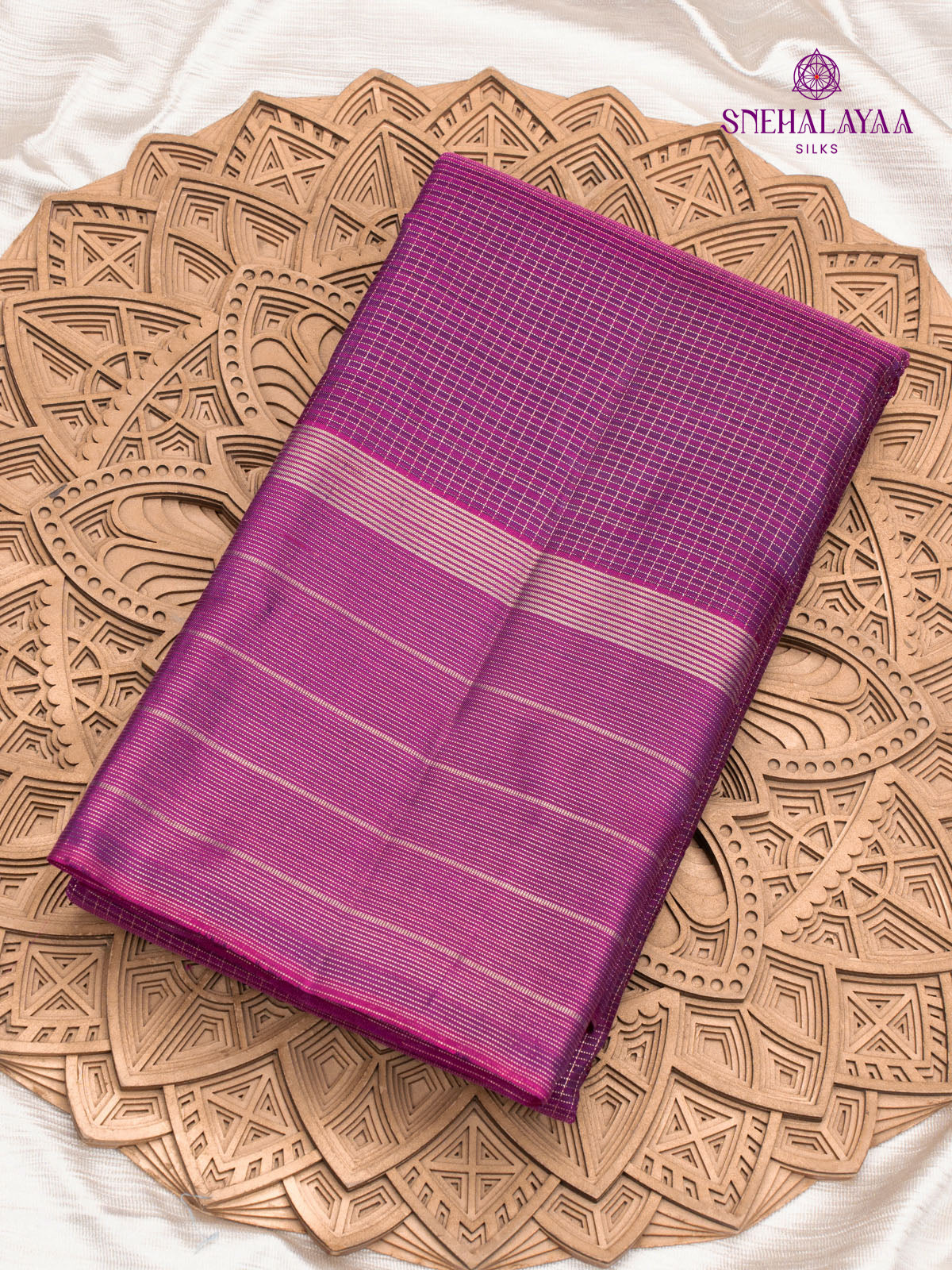 Purple Kanjivaram Silk Saree