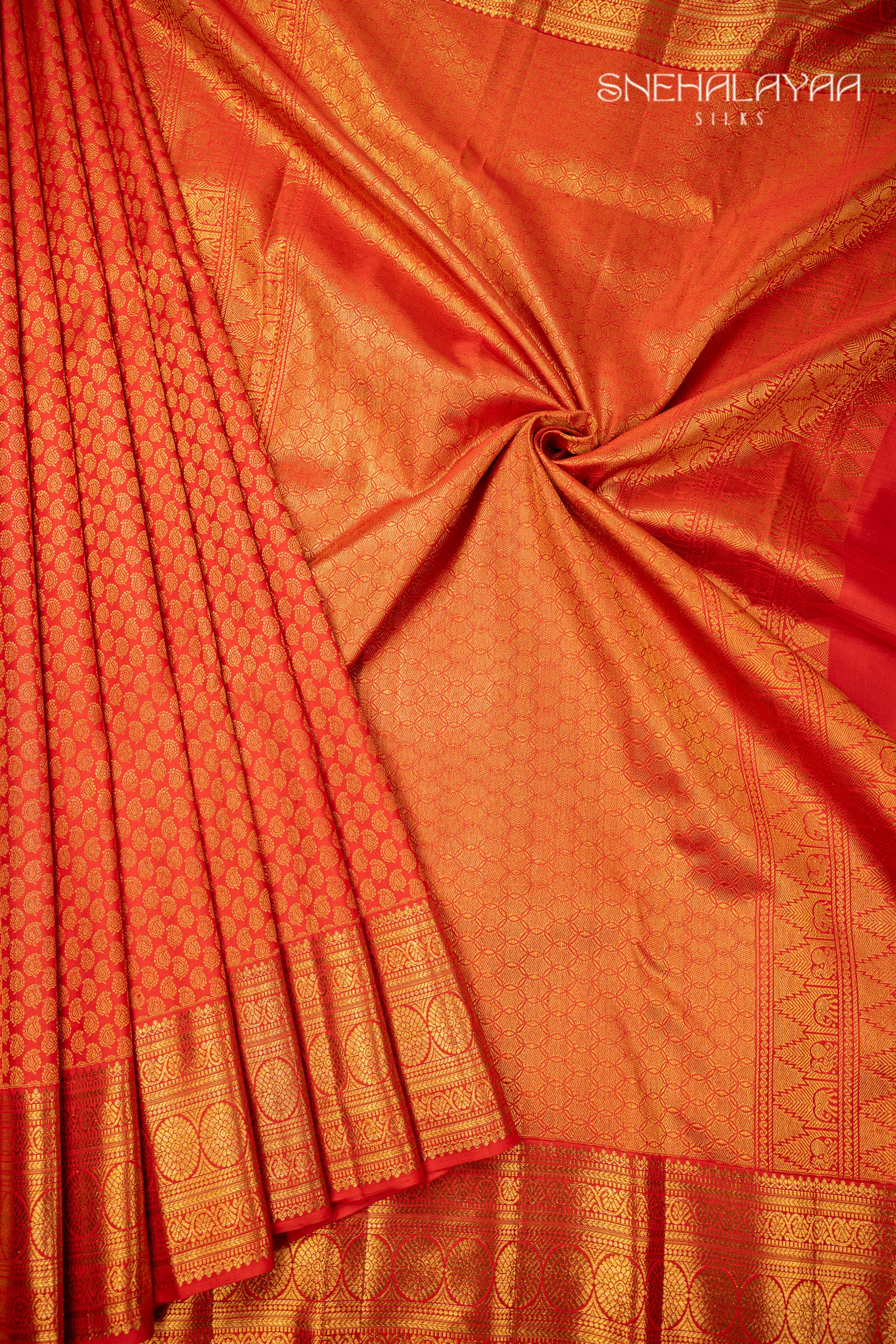 Red Kancheevaram Silk Saree