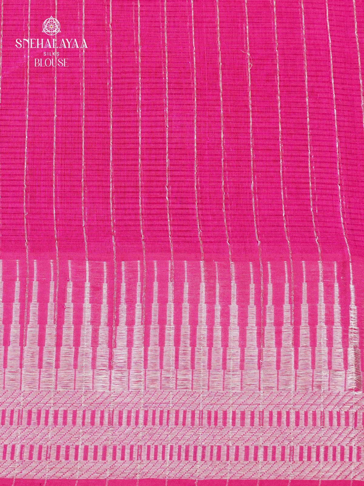 Rani Pink Mangalagiri Silk Cotton Saree