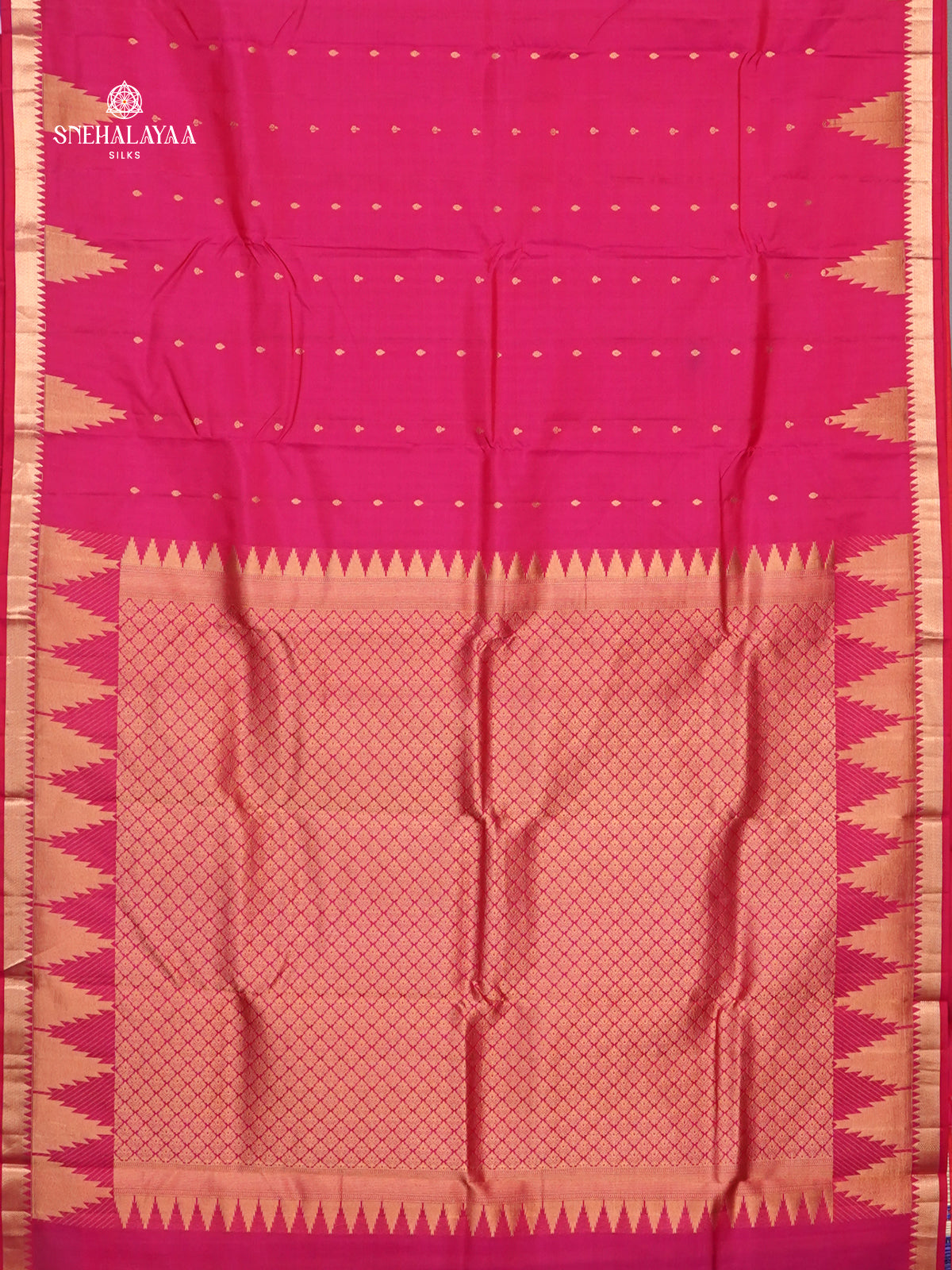 Pink Kanjivaram Silk Saree