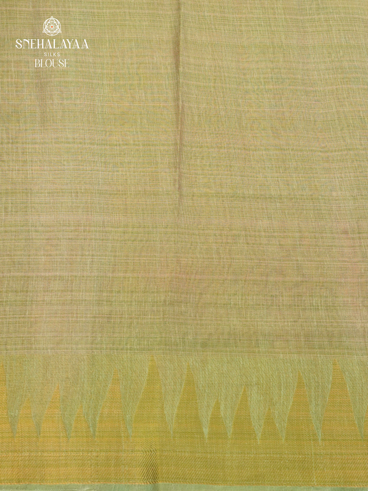 Peach Linen Tissue Saree