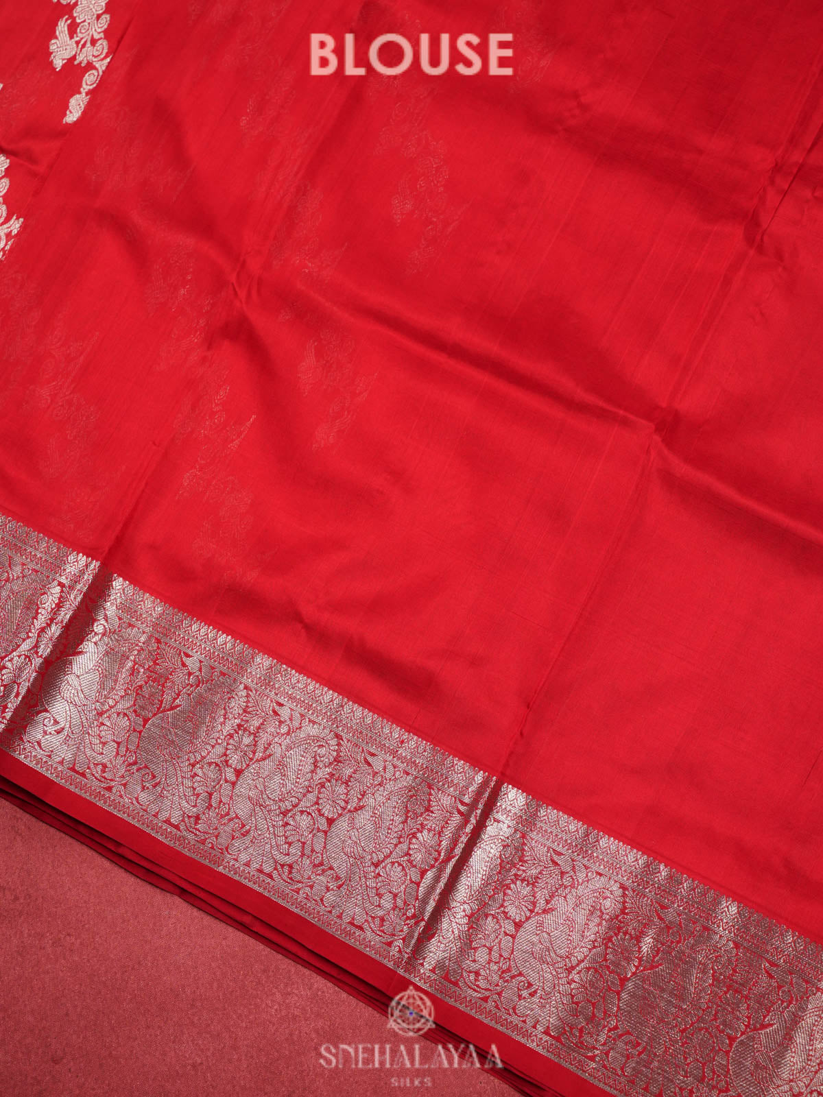 Red Venkatagiri Silk Saree