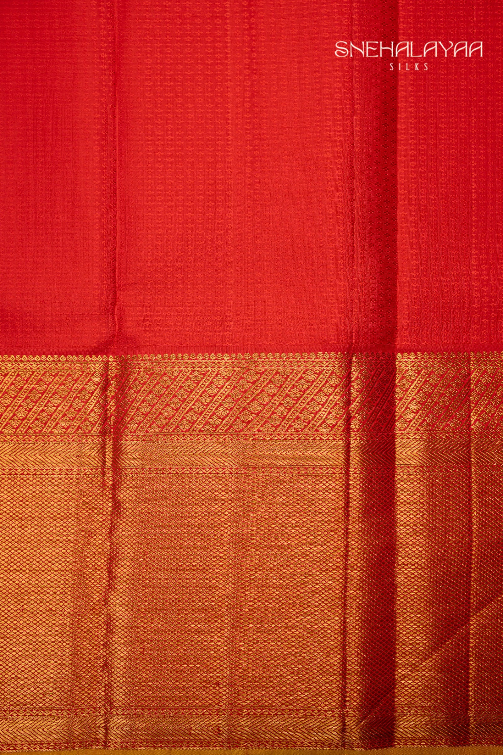 Mustard Yellow Kancheevaram Silk Saree