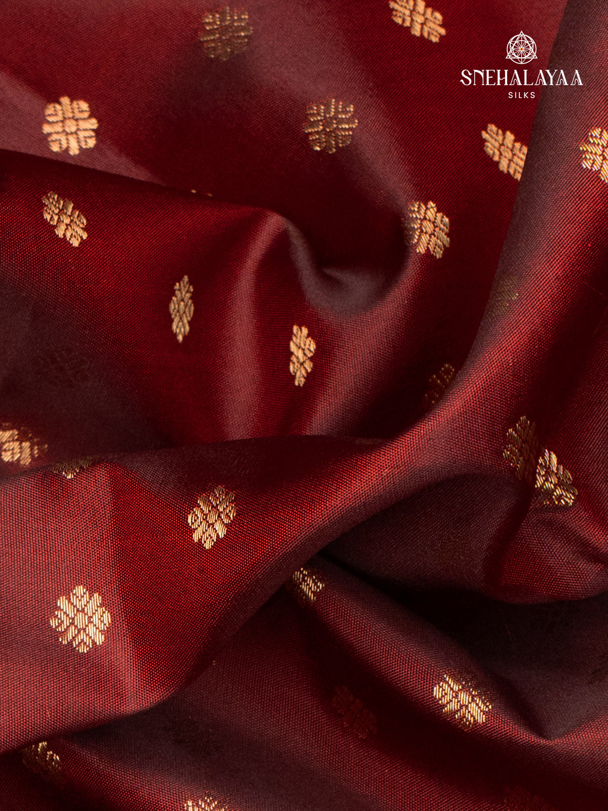 Maroon Kanjivaram Silk Saree