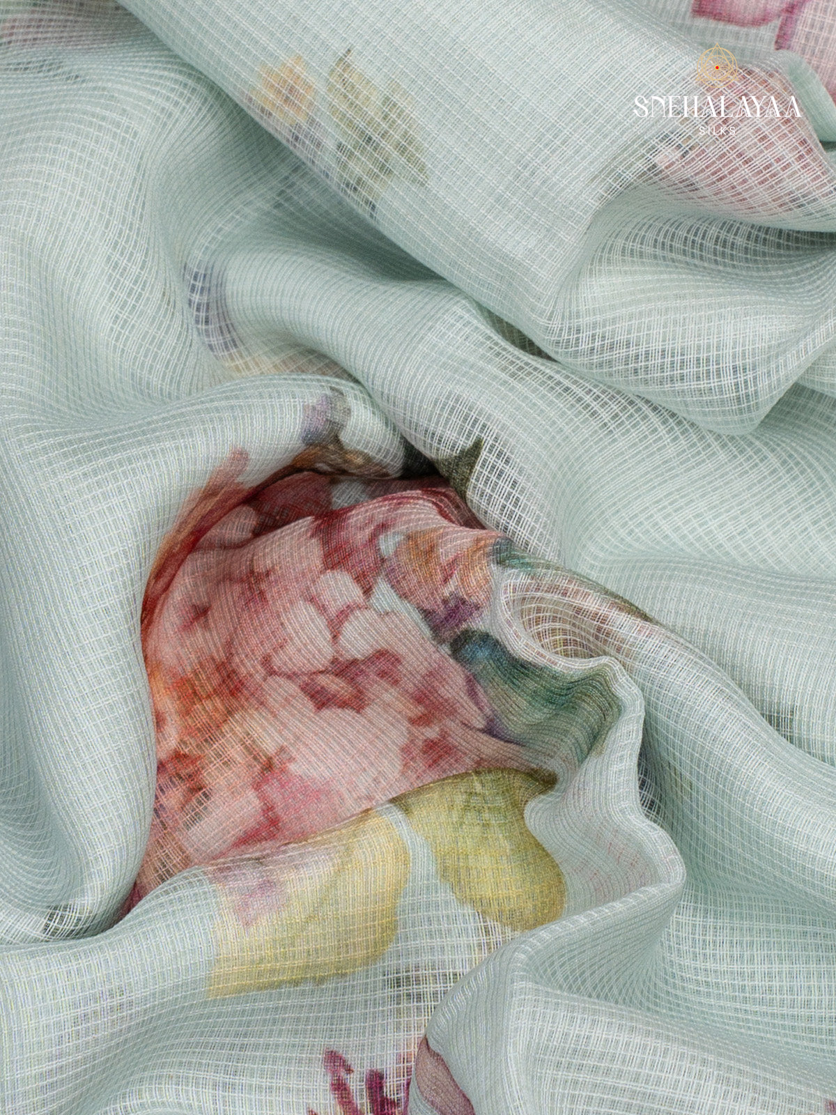 Light Grey Kota Saree