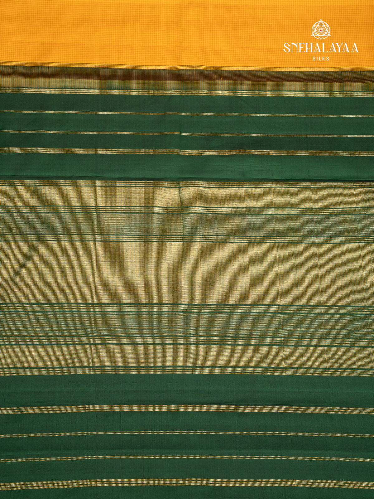 Yellow Kanjivaram Silk Saree