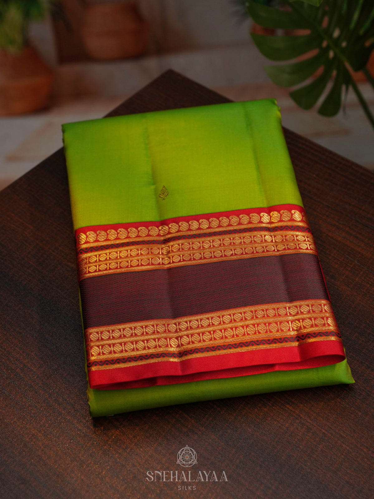 Green Kanjivaram Silk Saree