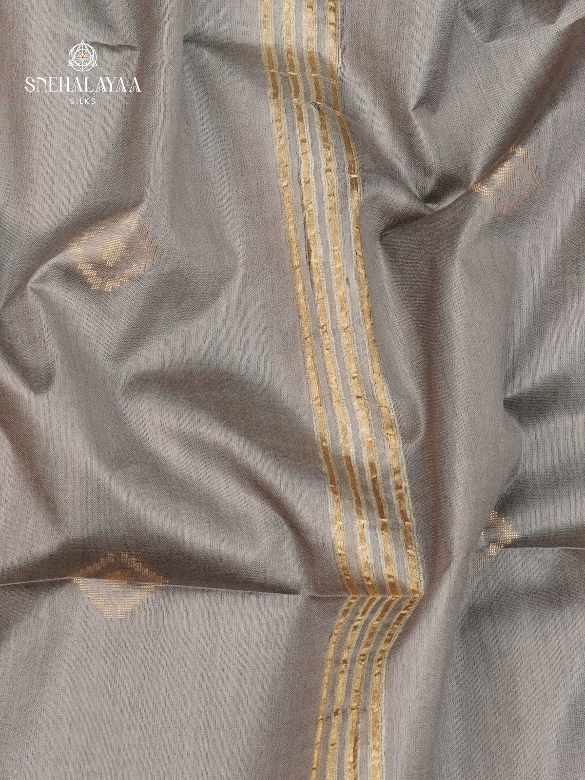 Grey Tussar Saree