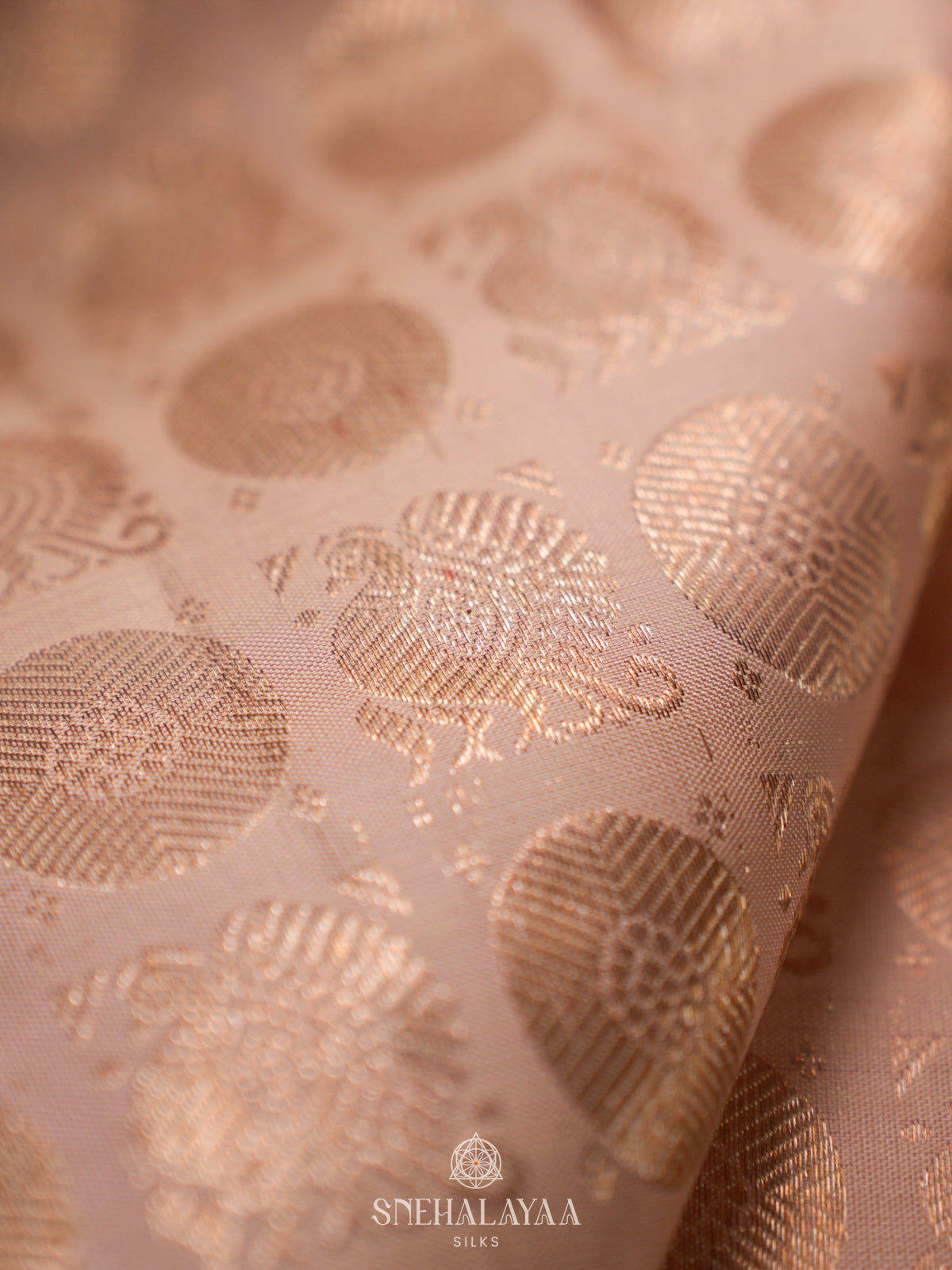 Gold Kanjivaram Silk Saree