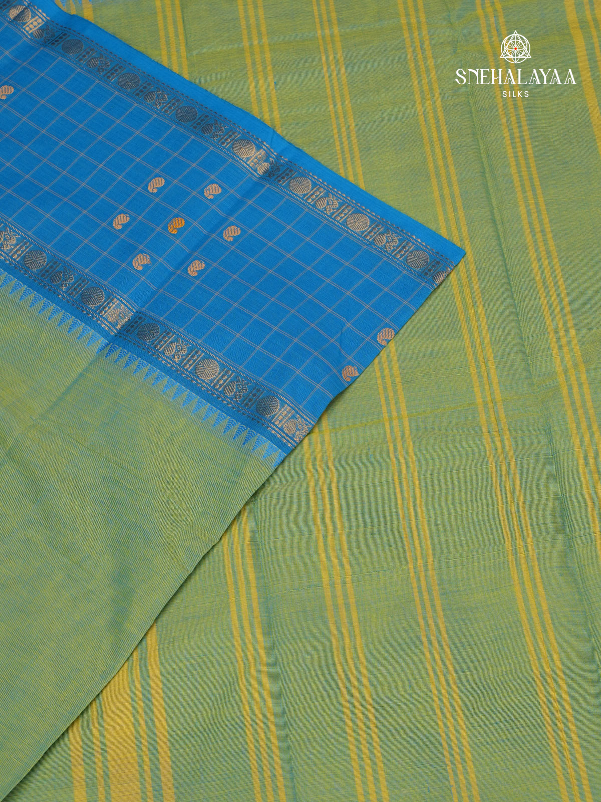 Green Chettinad Cotton Saree