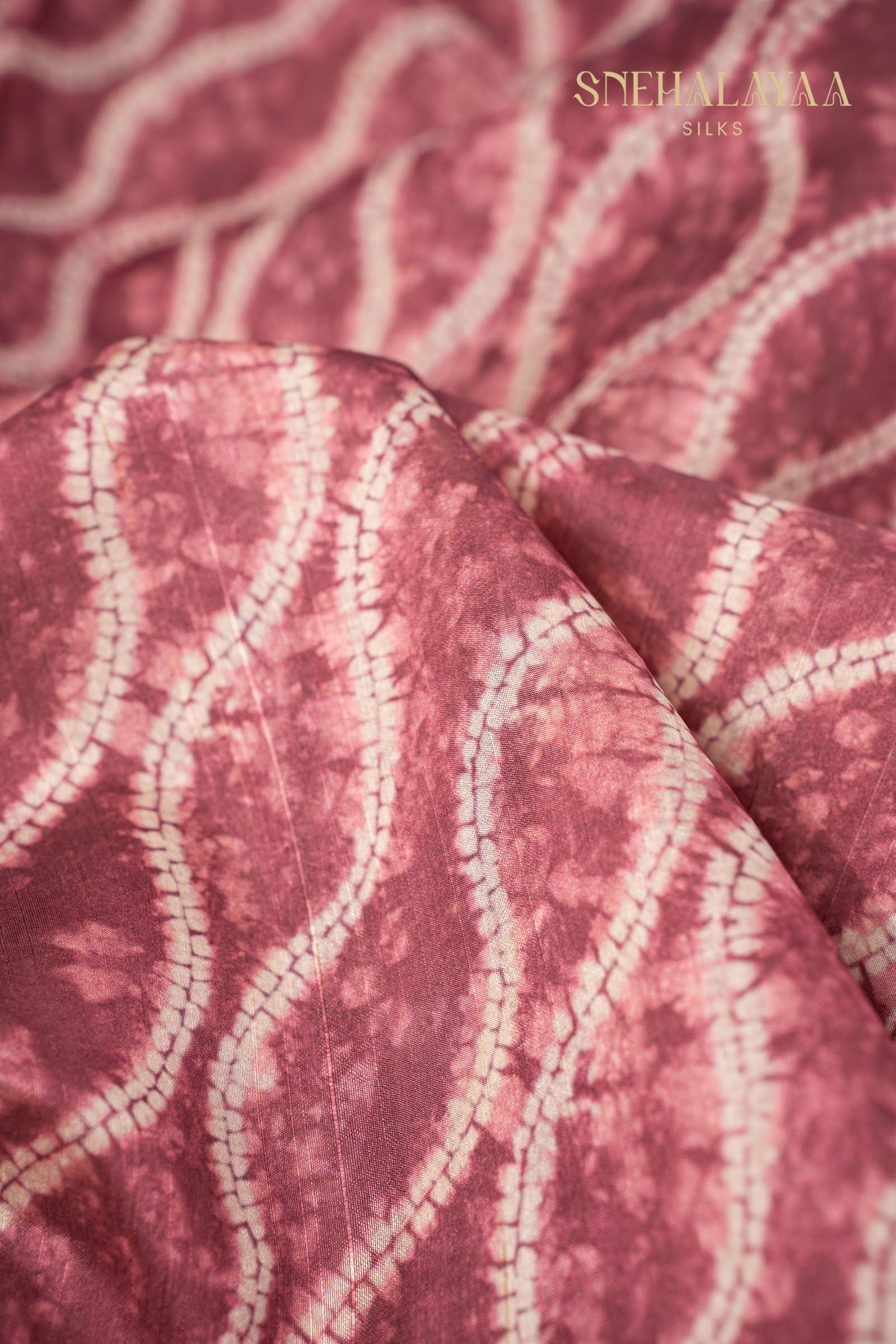 Candy Pink Raw Silk Saree