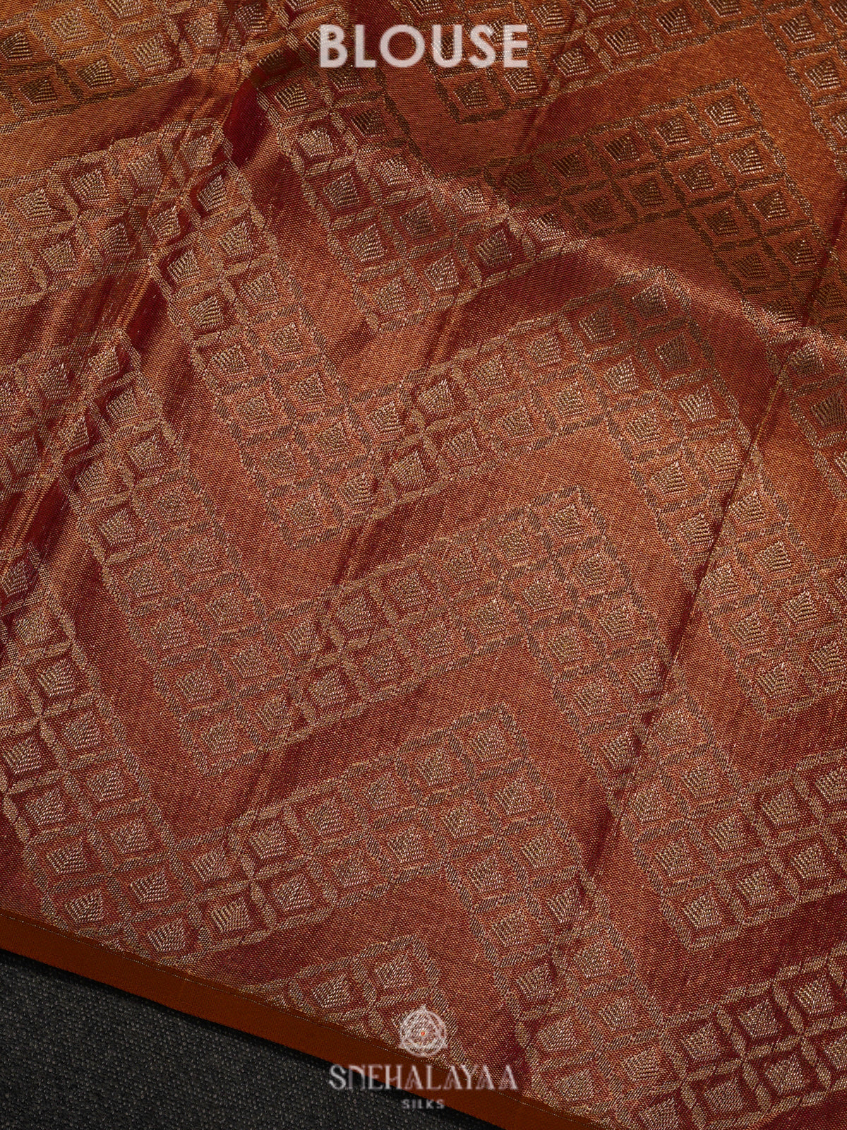 Golden Kanjivaram Silk Saree