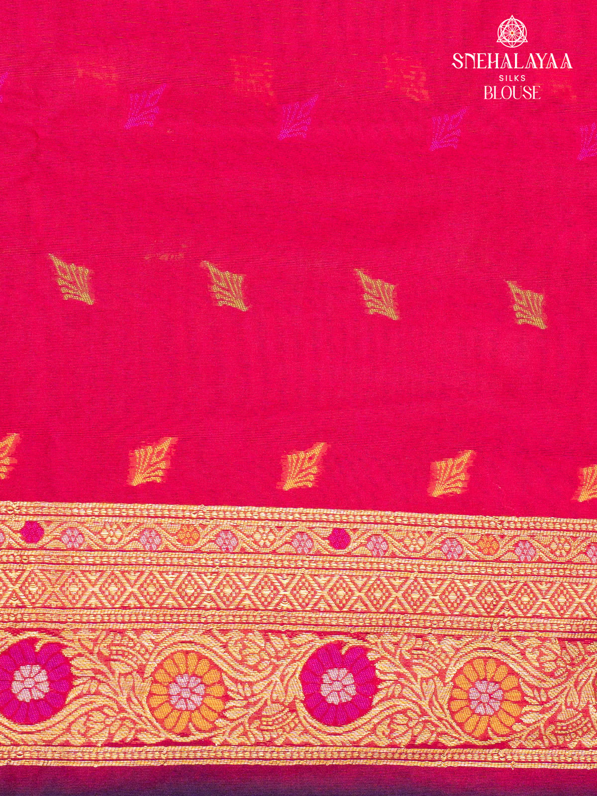 Navy Blue Ikat Silk Saree