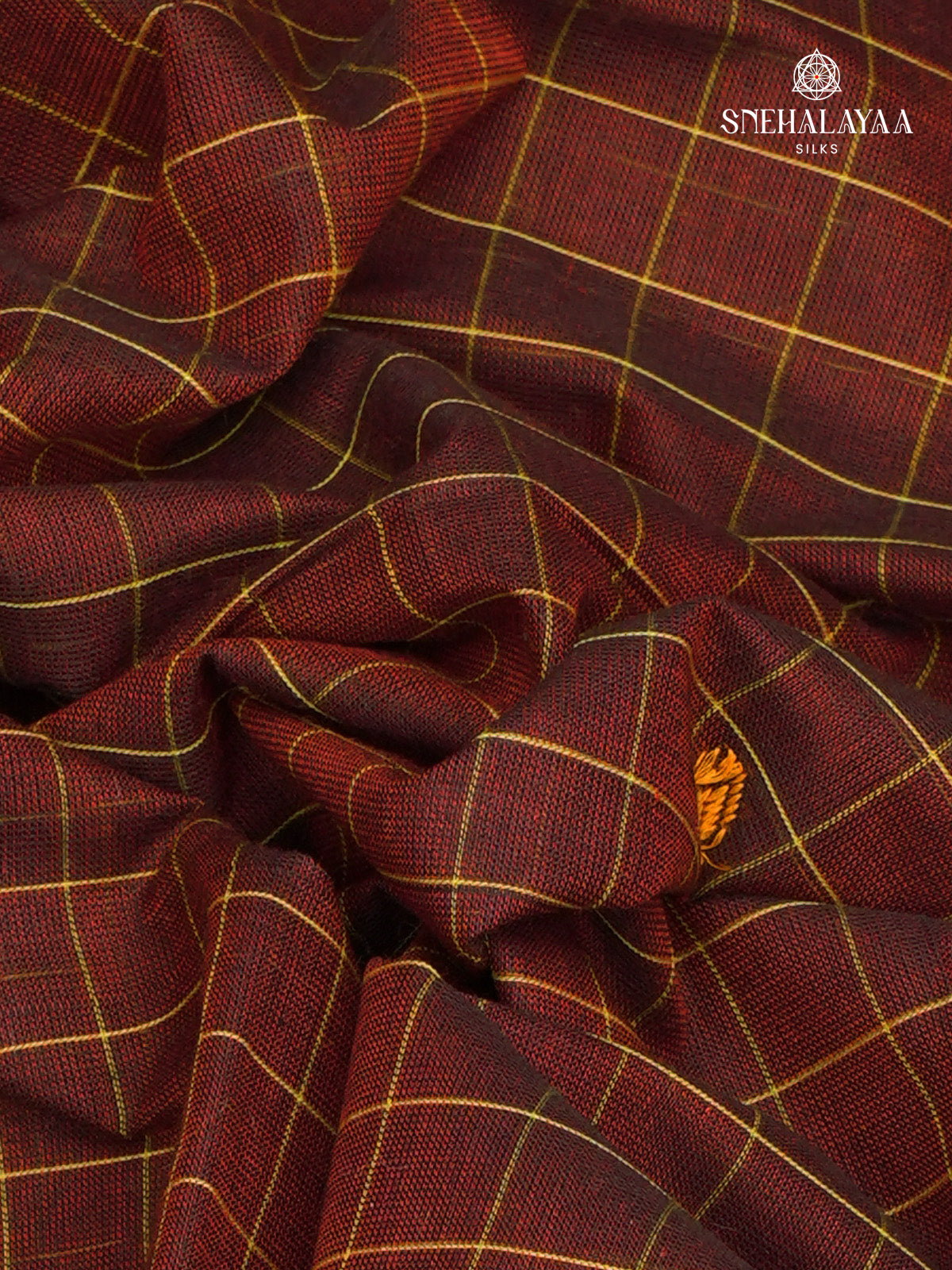 Brown Chettinad Cotton Saree