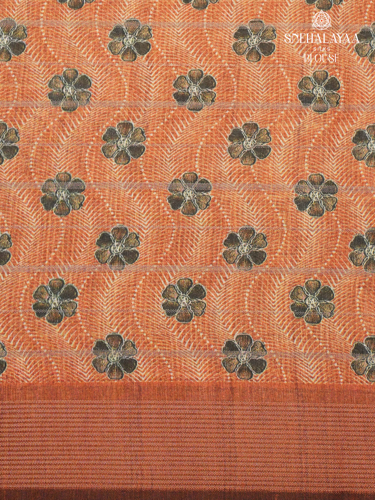 Teal Green Kalamkari Tussar Saree