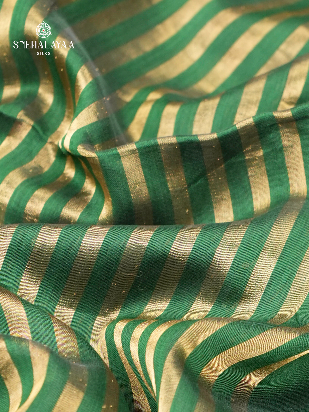 Green Maheshwari Silk Cotton Saree