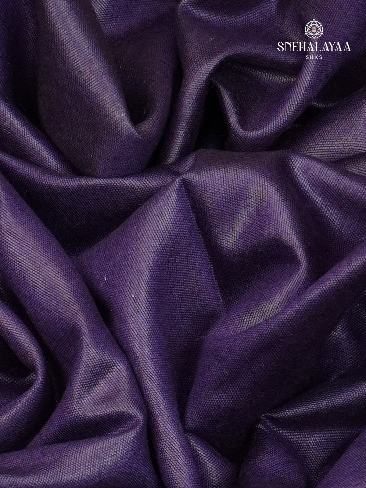 Navy Blue Chanderi Saree