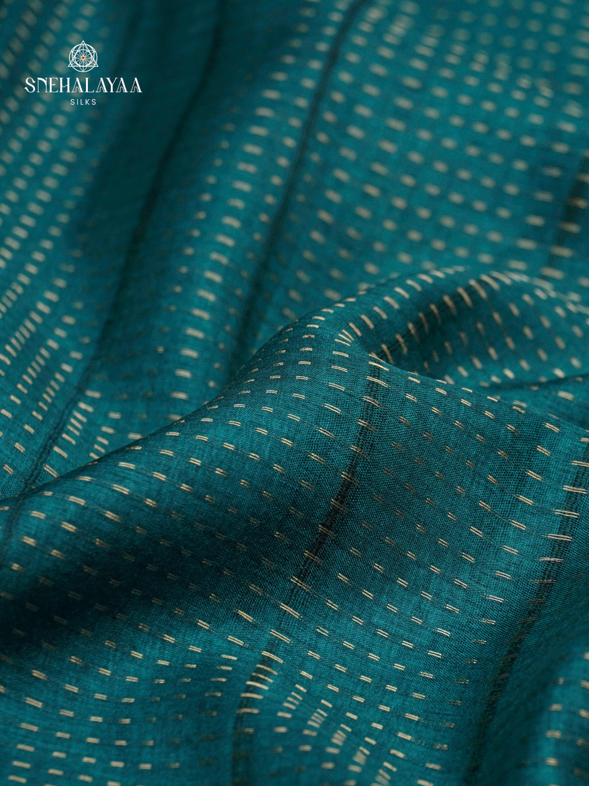 Peacock Munga Tussar Embroidery Saree