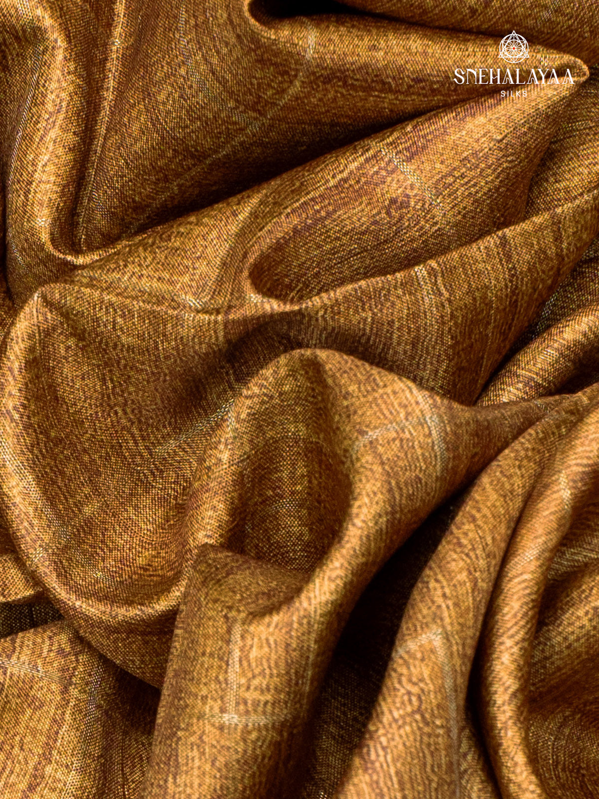 Mustard Jute Saree