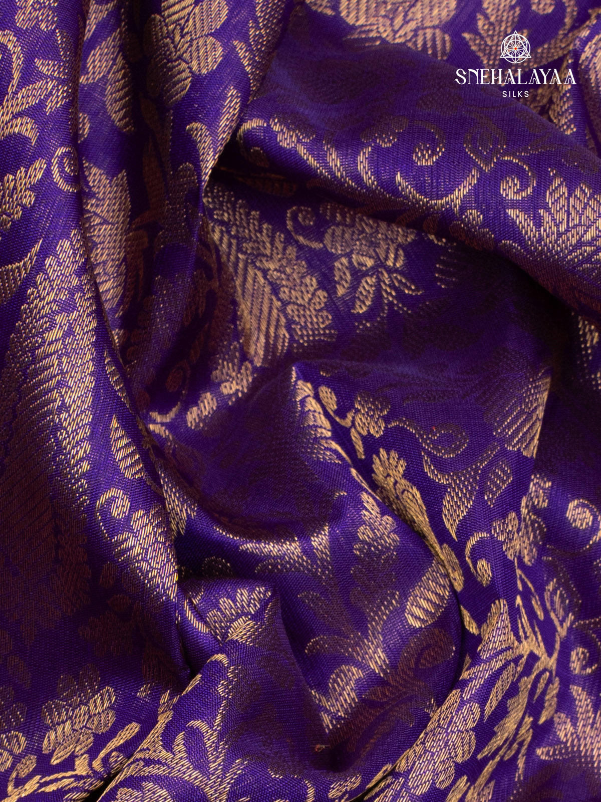 Violet Kanjivaram Silk Saree