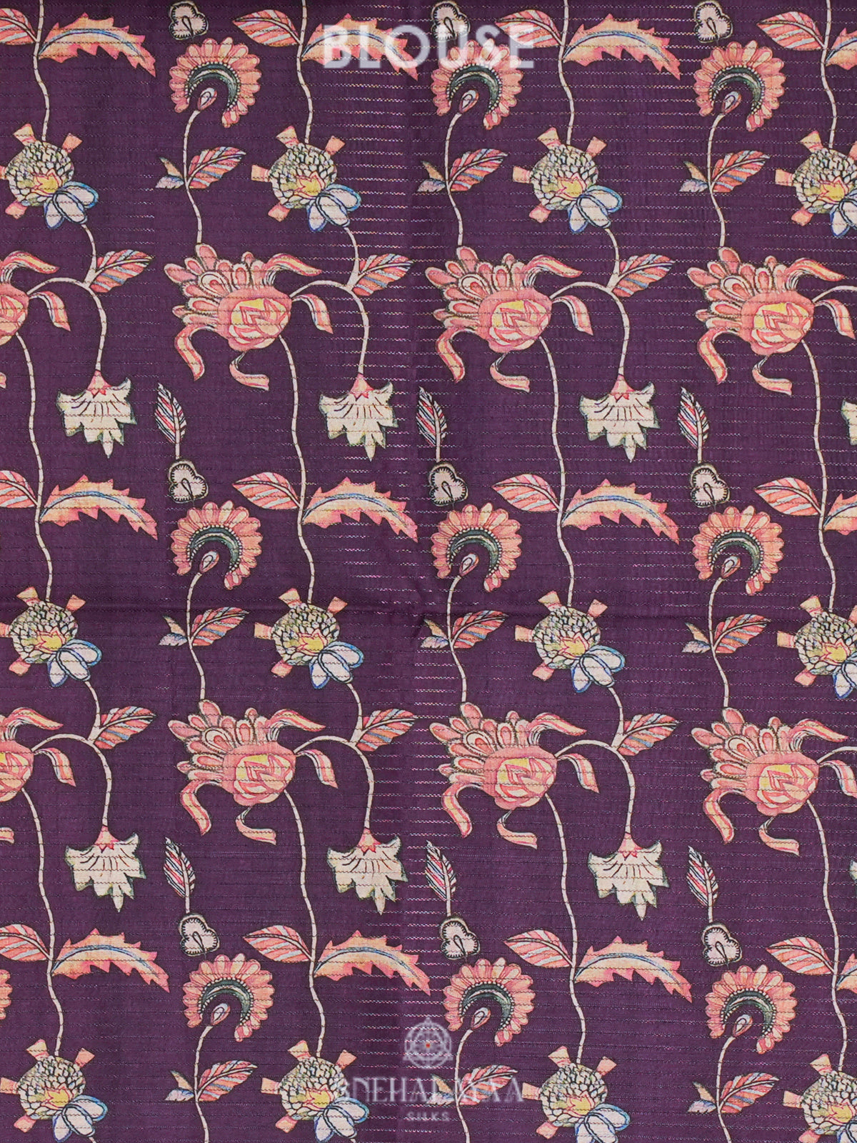 Purple Tussar Saree