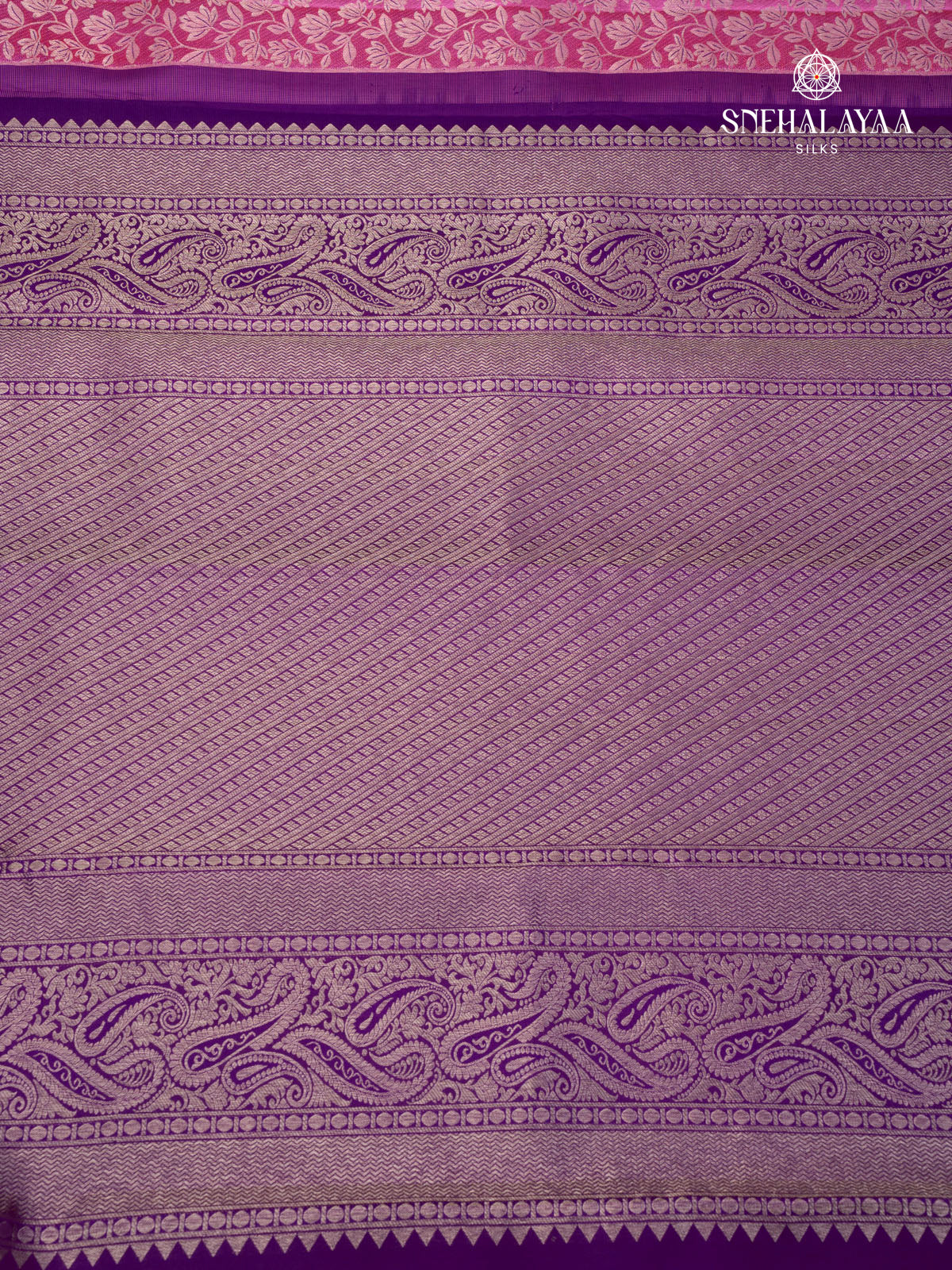 Pink Kanjivaram Silk Saree