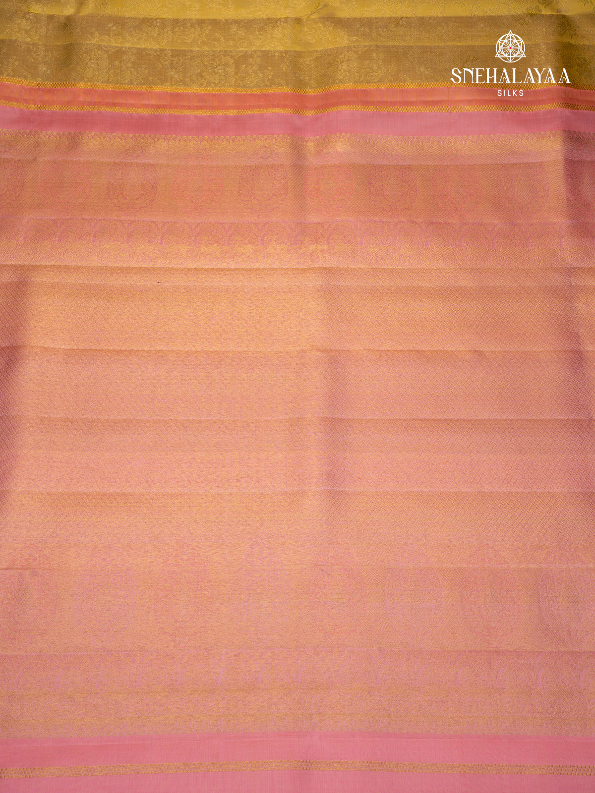 Yellow Kanjivaram Silk Saree