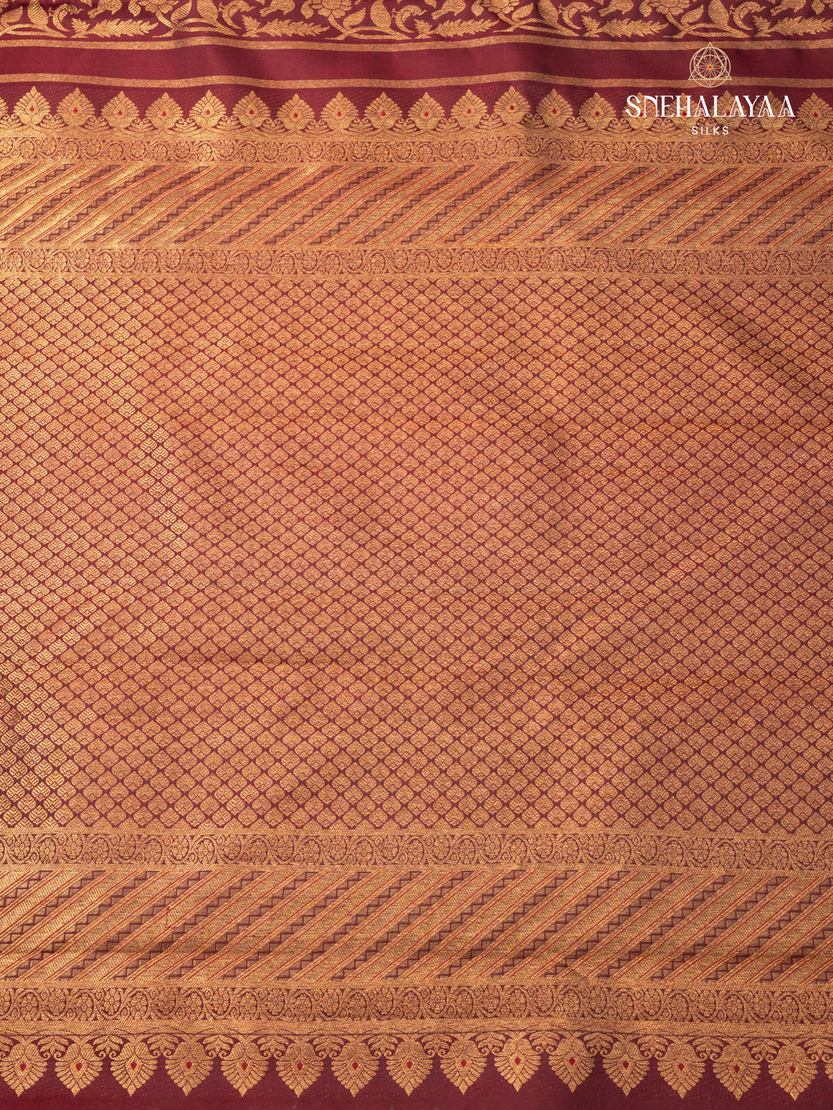 Maroon Kanjivaram Silk Saree