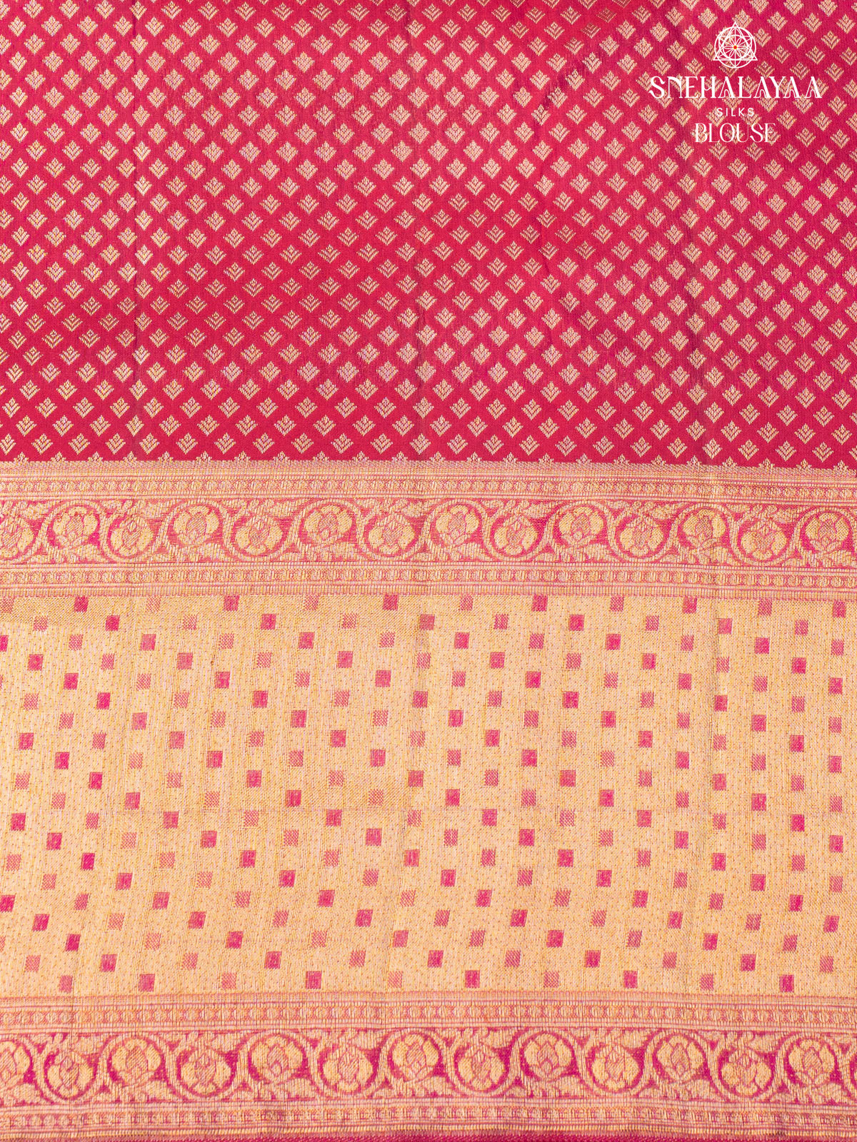 Pink Kanjivaram Silk Saree