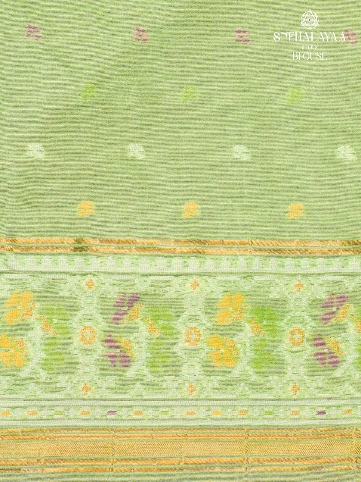 Grape Ikat Silk Saree