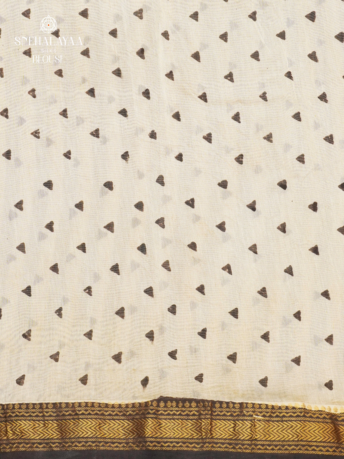 Off White Chanderi Saree