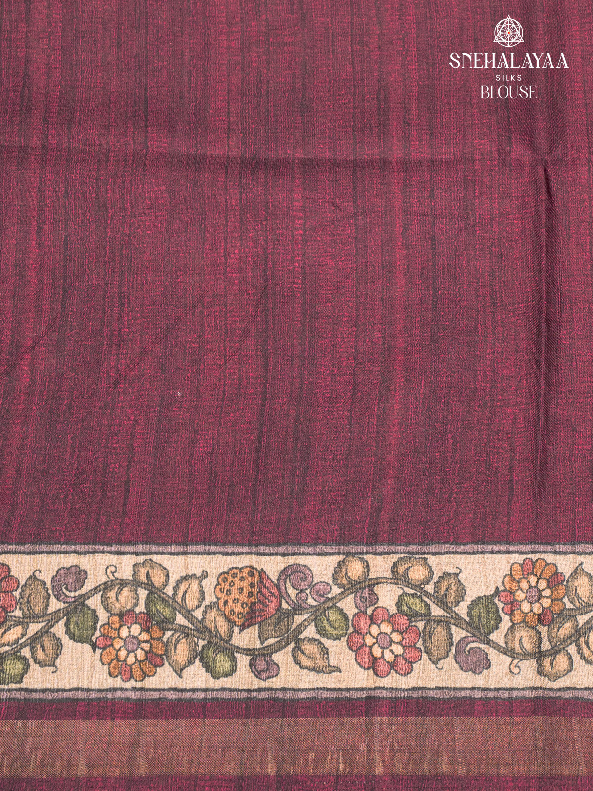 Grape Tussar Saree