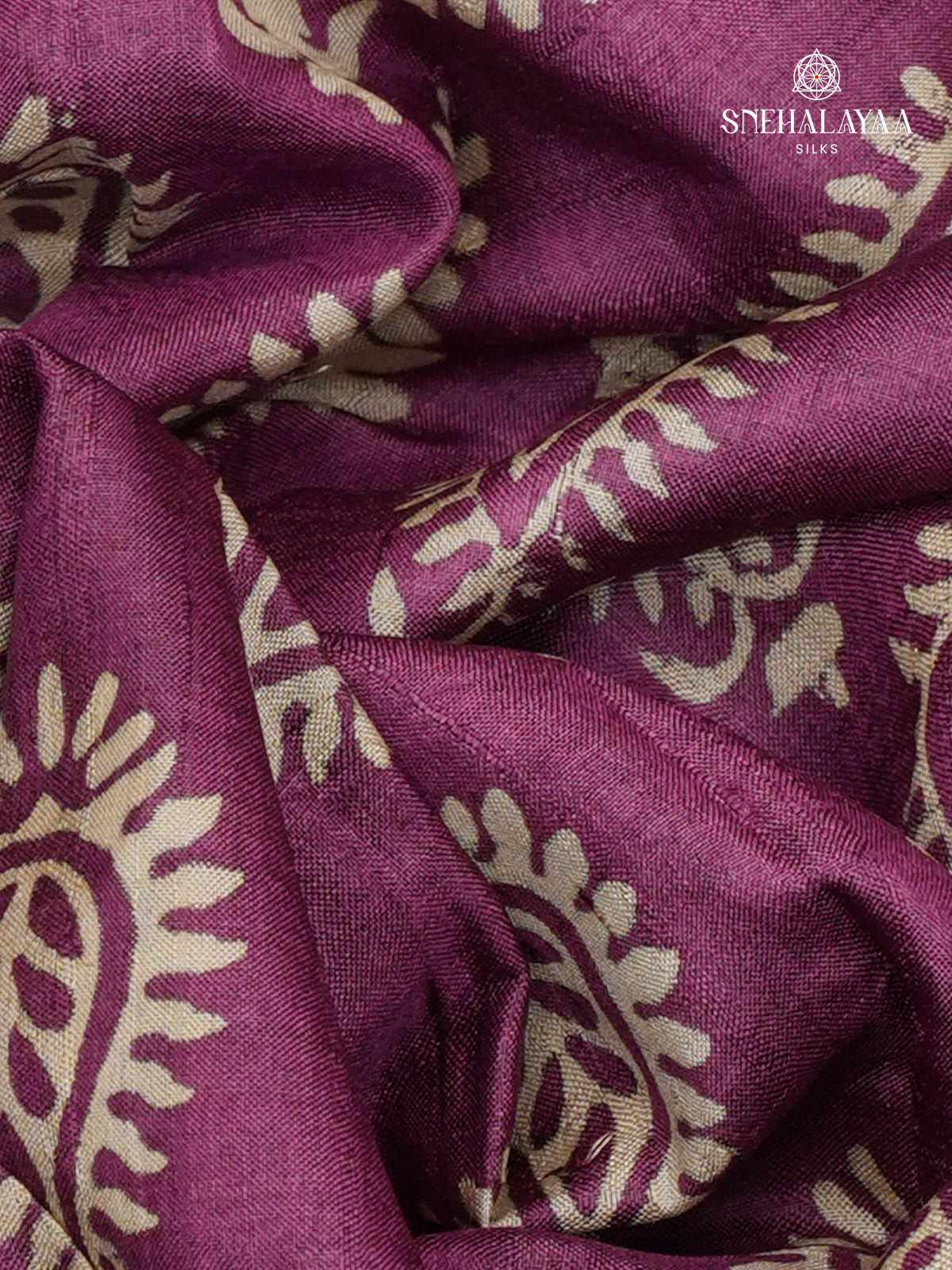 Lavender Dola Silk Saree