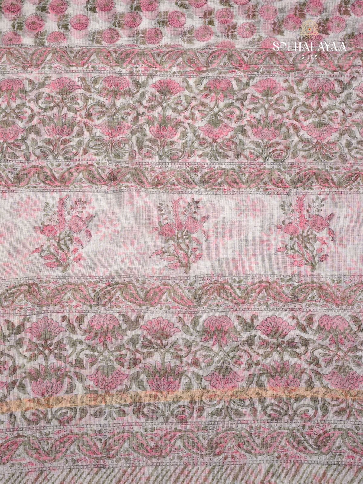 Off White Kota Saree