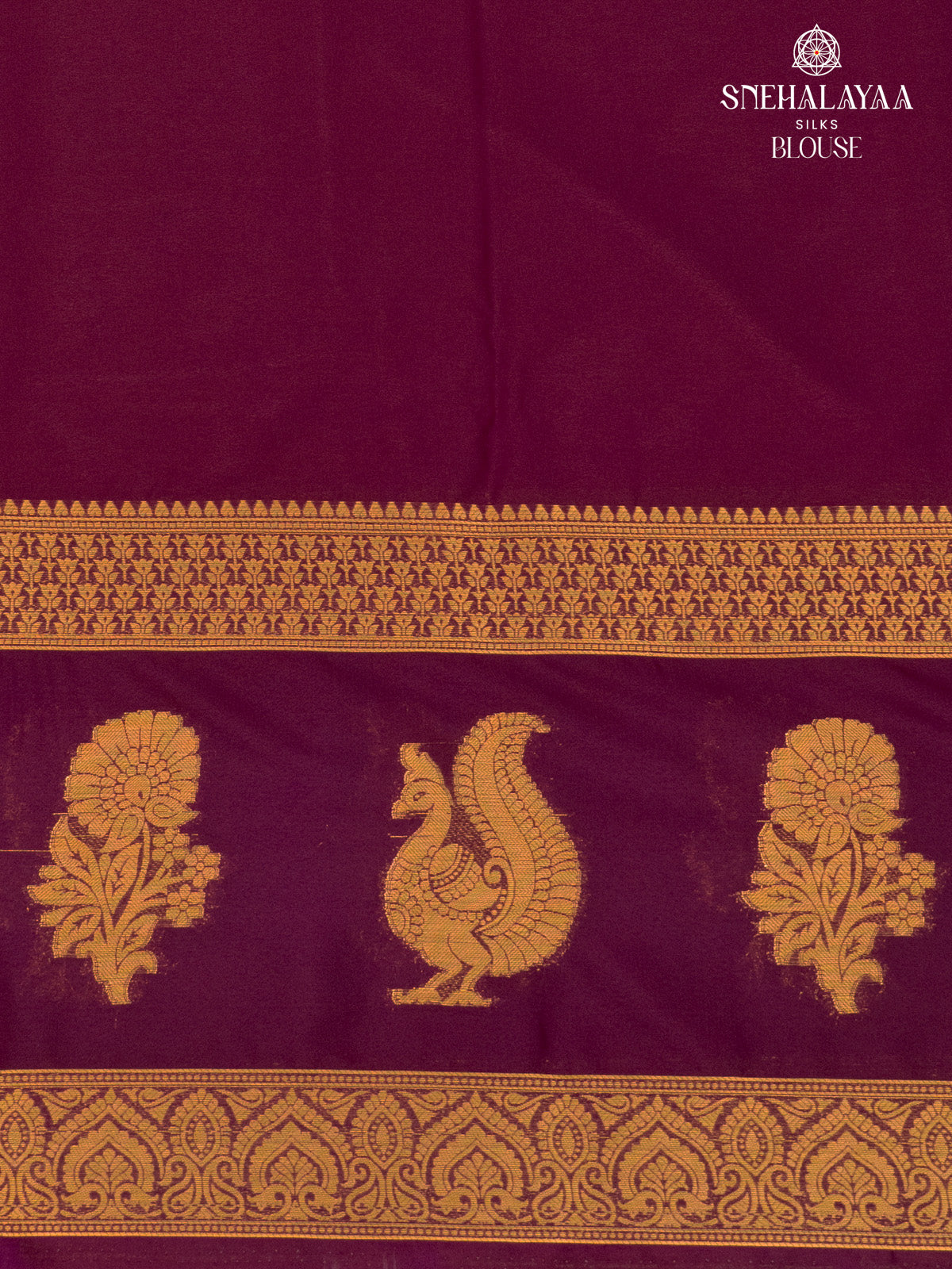 Dusty Rose Mysore Silk Saree