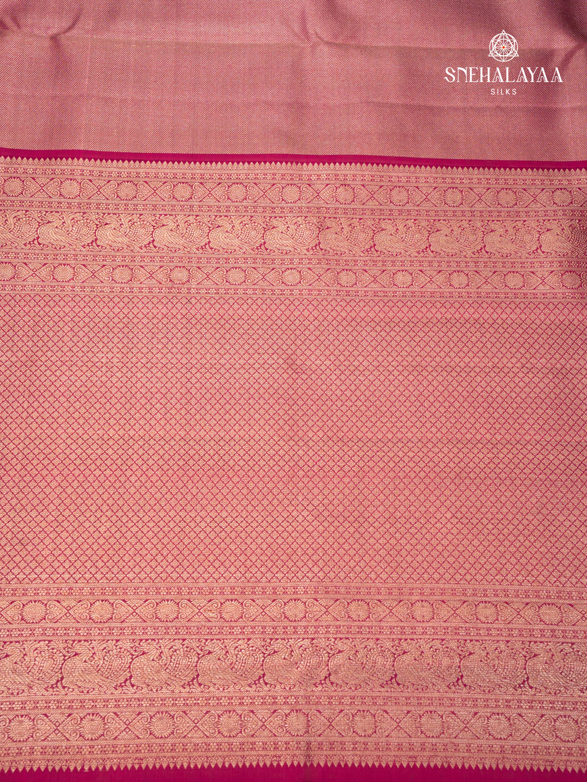 Pink Kanjivaram Silk Saree