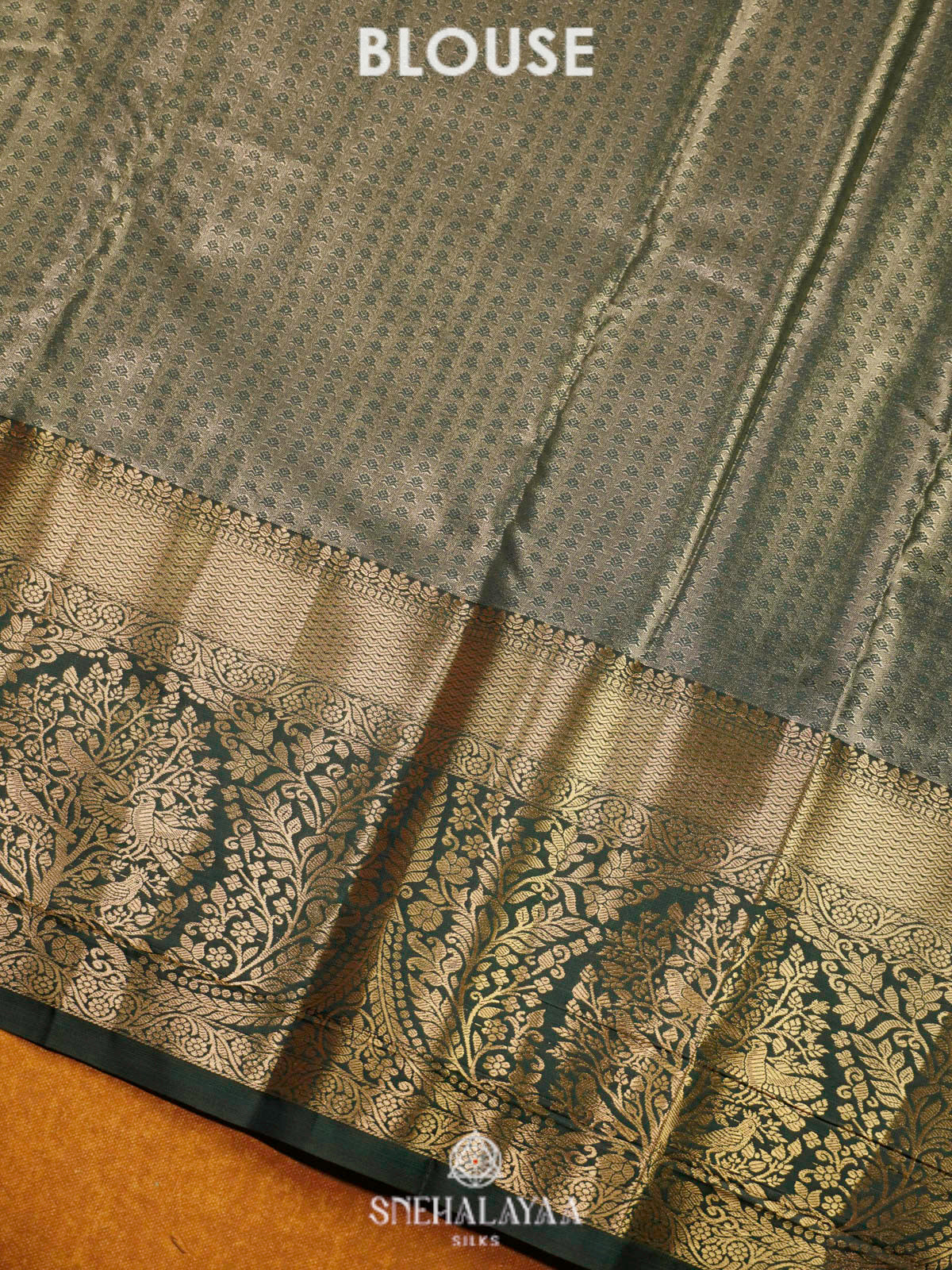 Peach Art Silk Saree