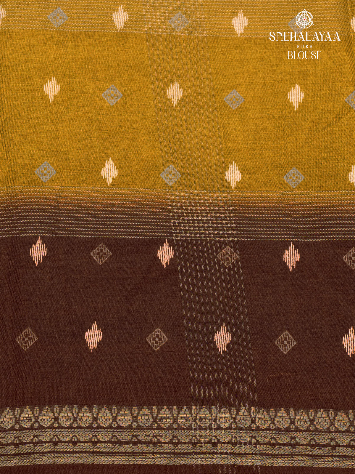 Mustard Dola Silk Saree