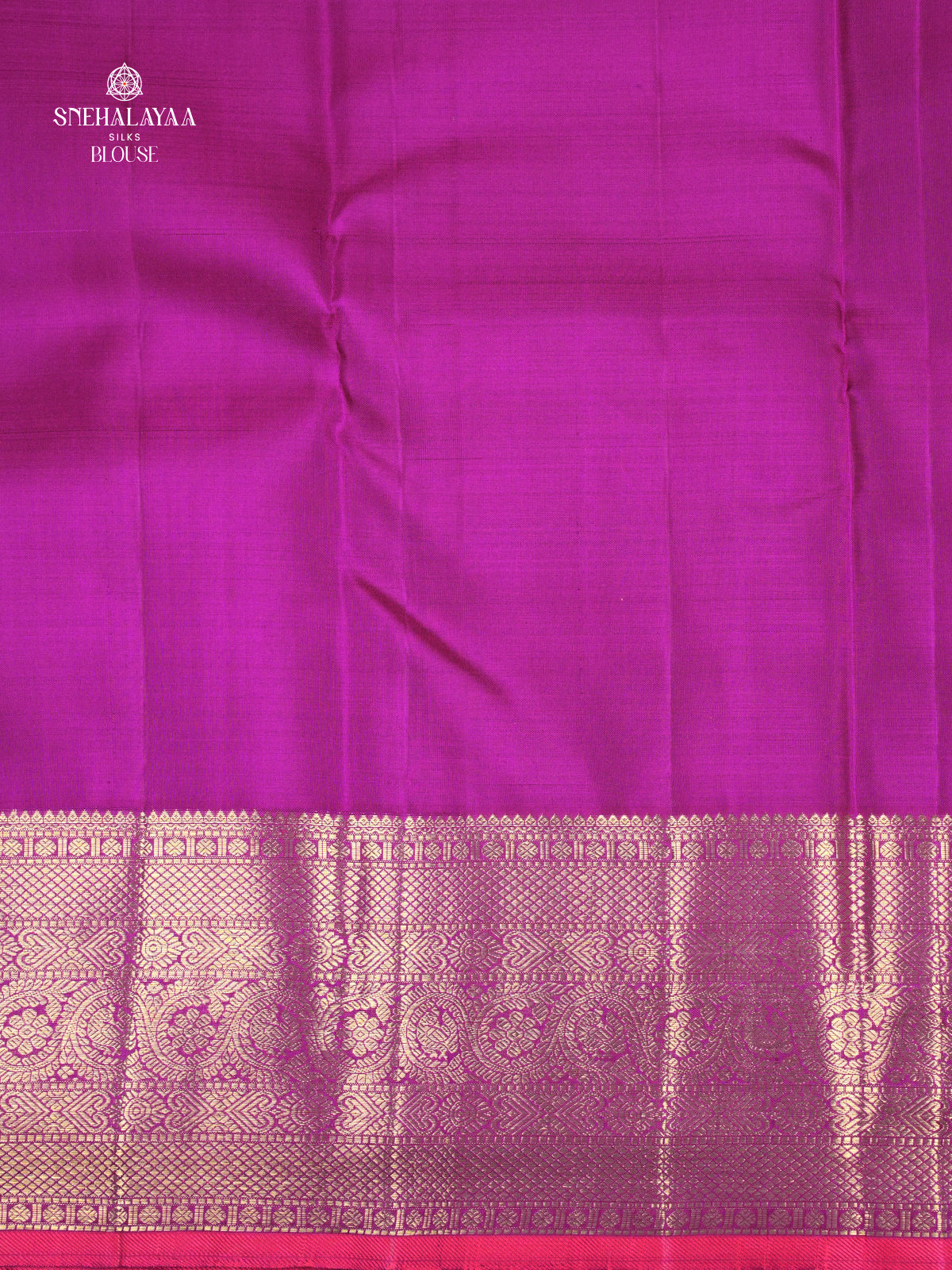 Magenta Purple Kanjivaram Silk Saree