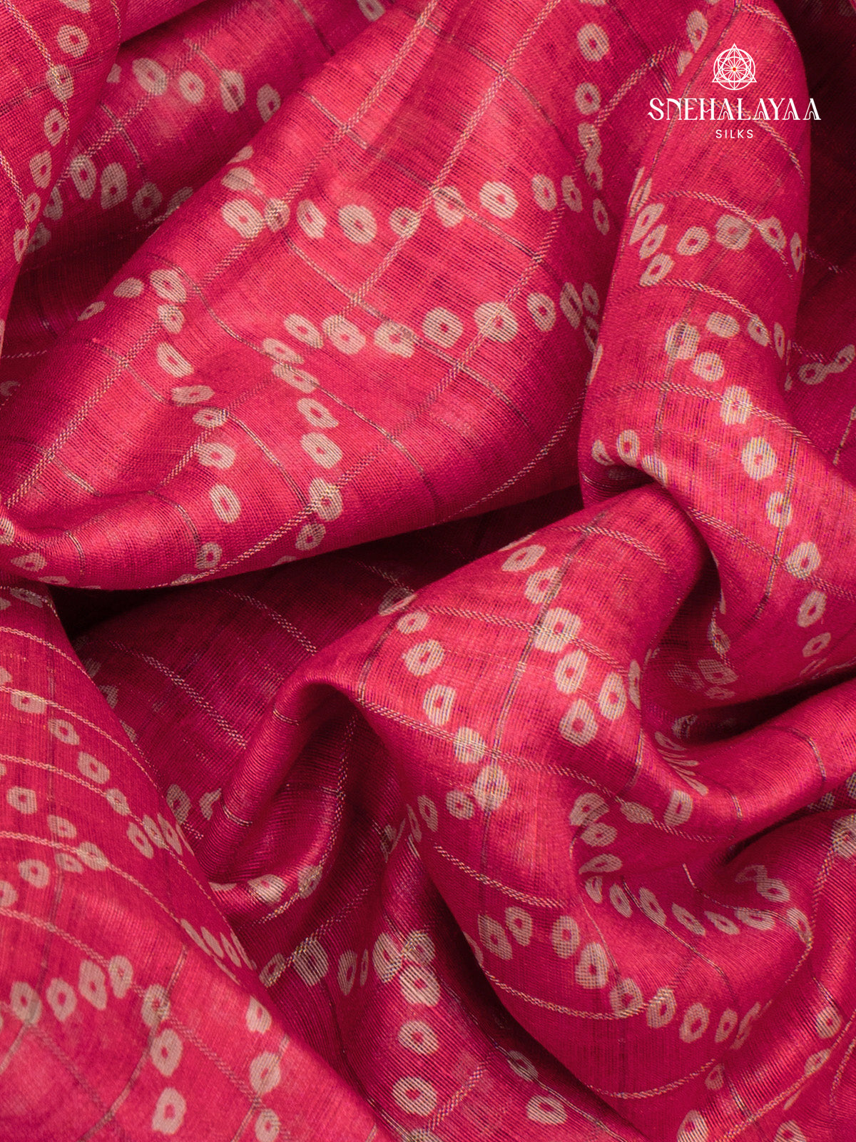 Pink Madhubani Saree