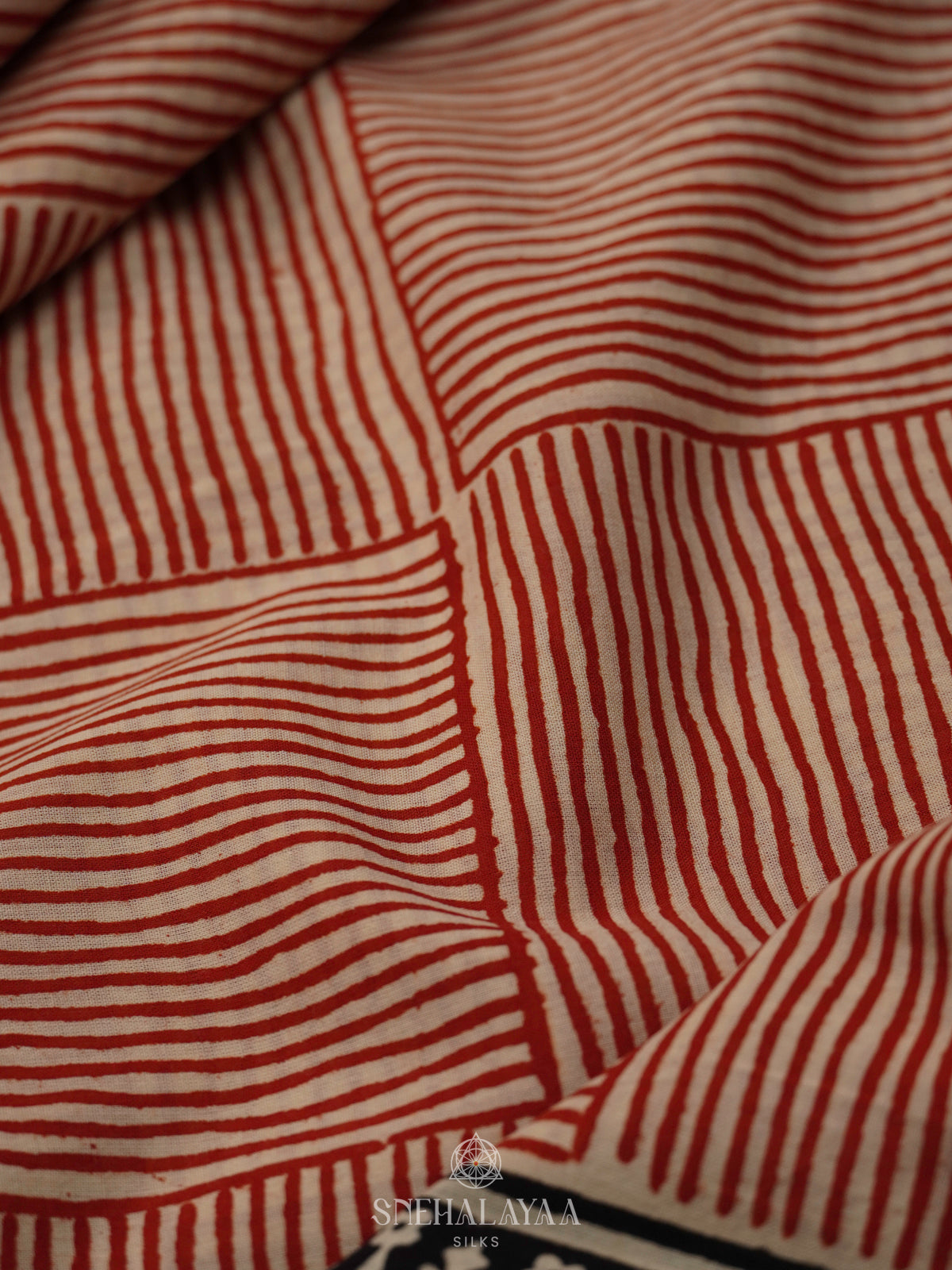 Off White Jaipur Cotton Saree