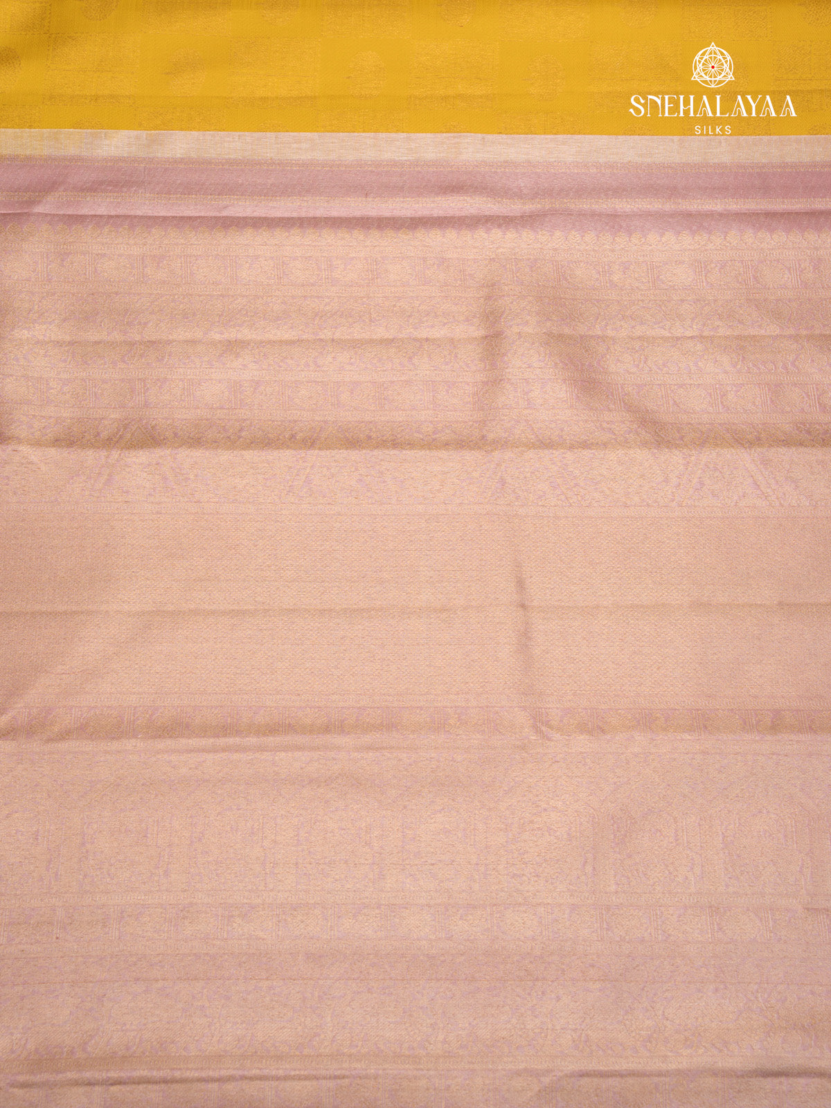 Yellow Kanjivaram Silk Saree