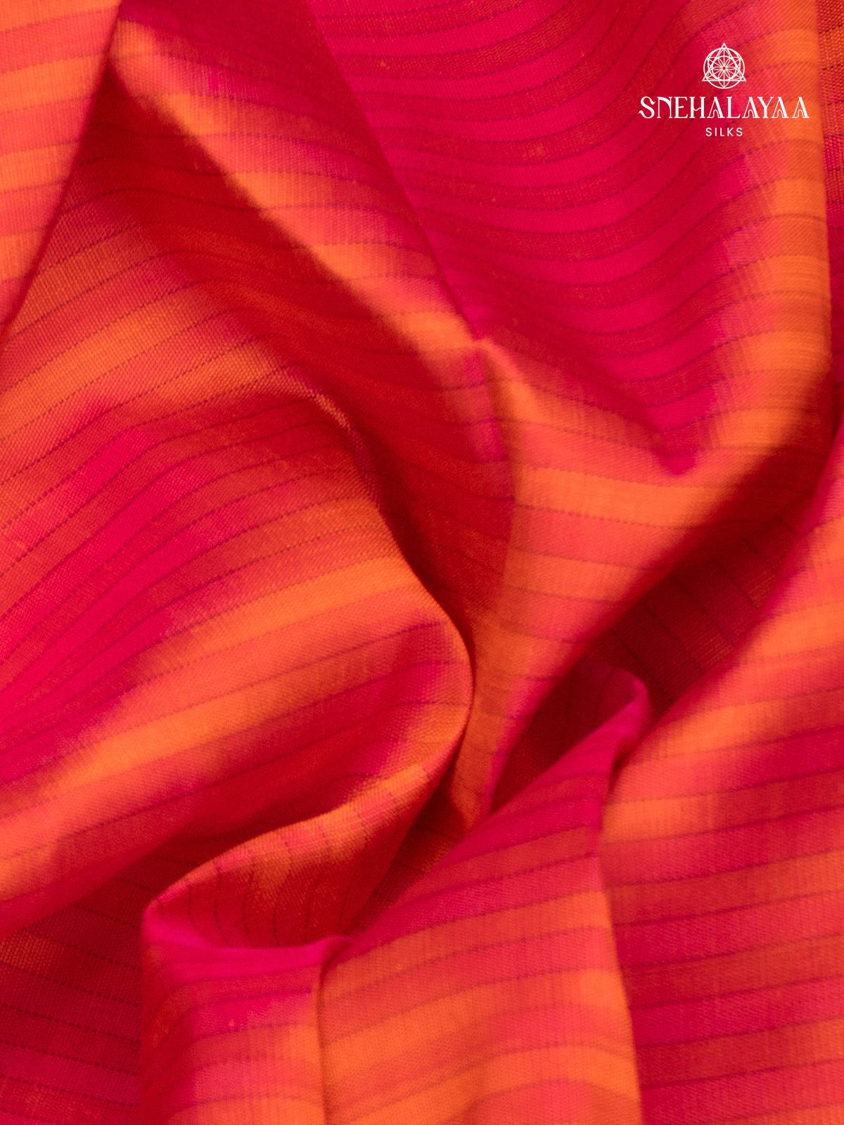 Orange Kanjivaram Silk Saree