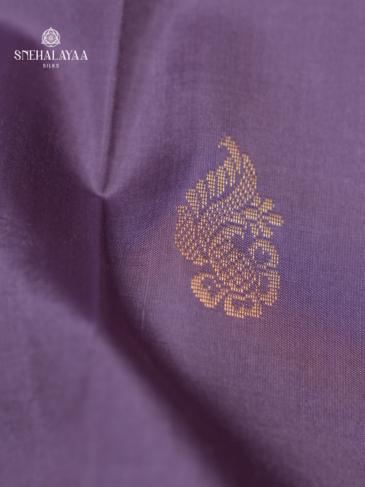 Lilac Kanjivaram Silk Saree