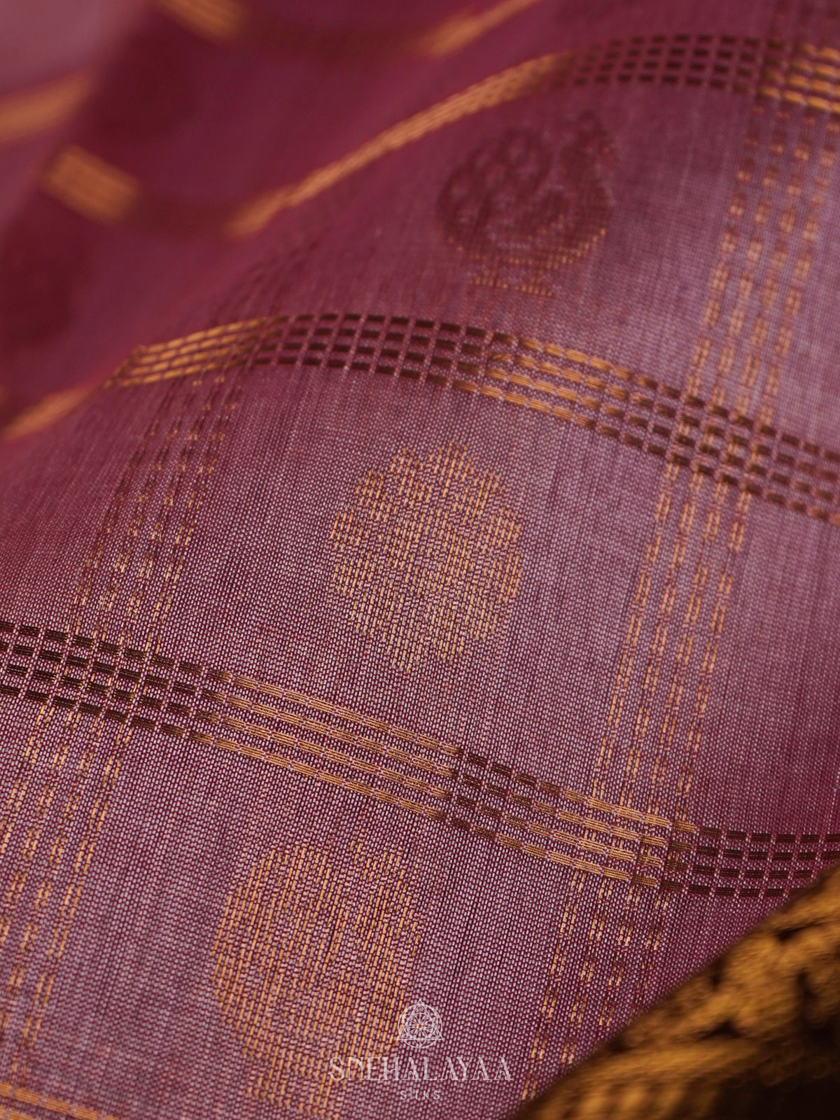 Pink Kuppadam Silk Cotton Saree with Rich Zari Pallu