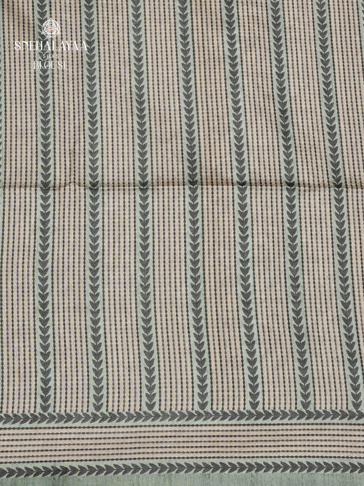 Pastel Green Tussar Embroidery Saree