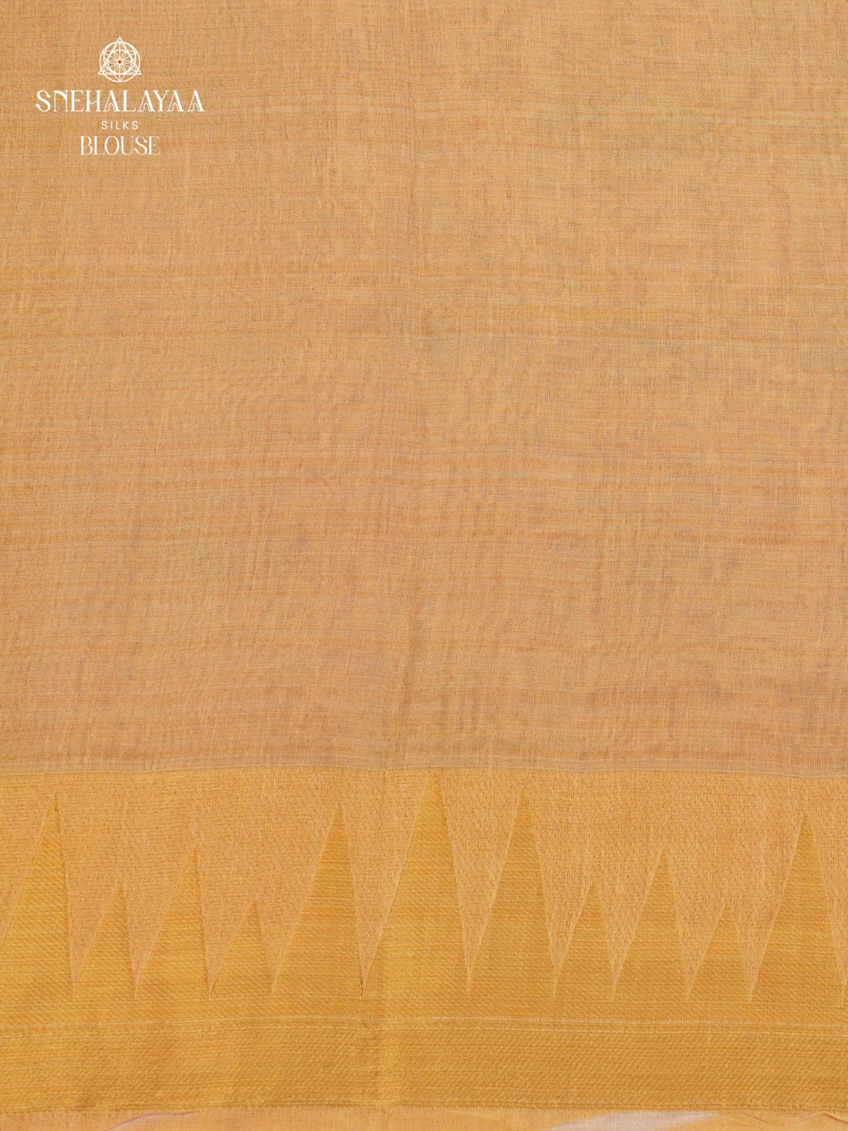 Peach Linen Tissue Saree